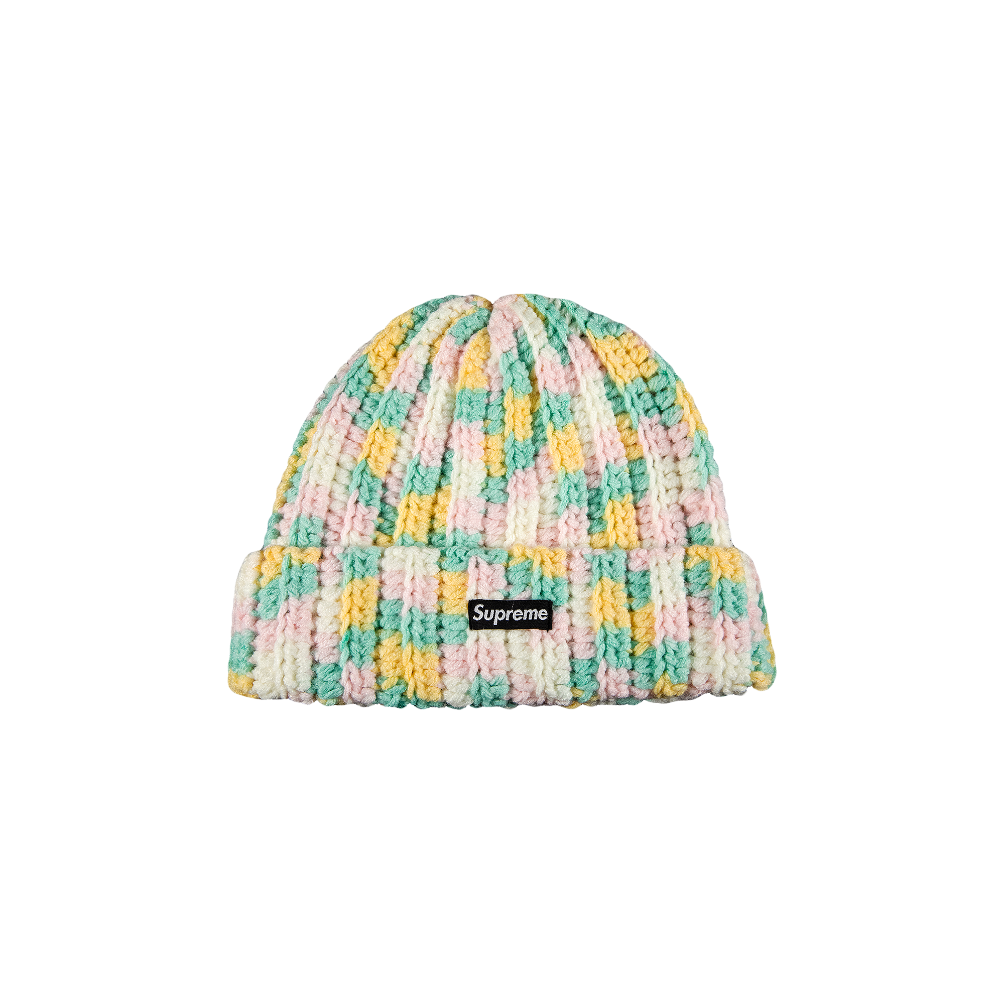 Pre-owned Supreme Crochet Beanie 'yellow'