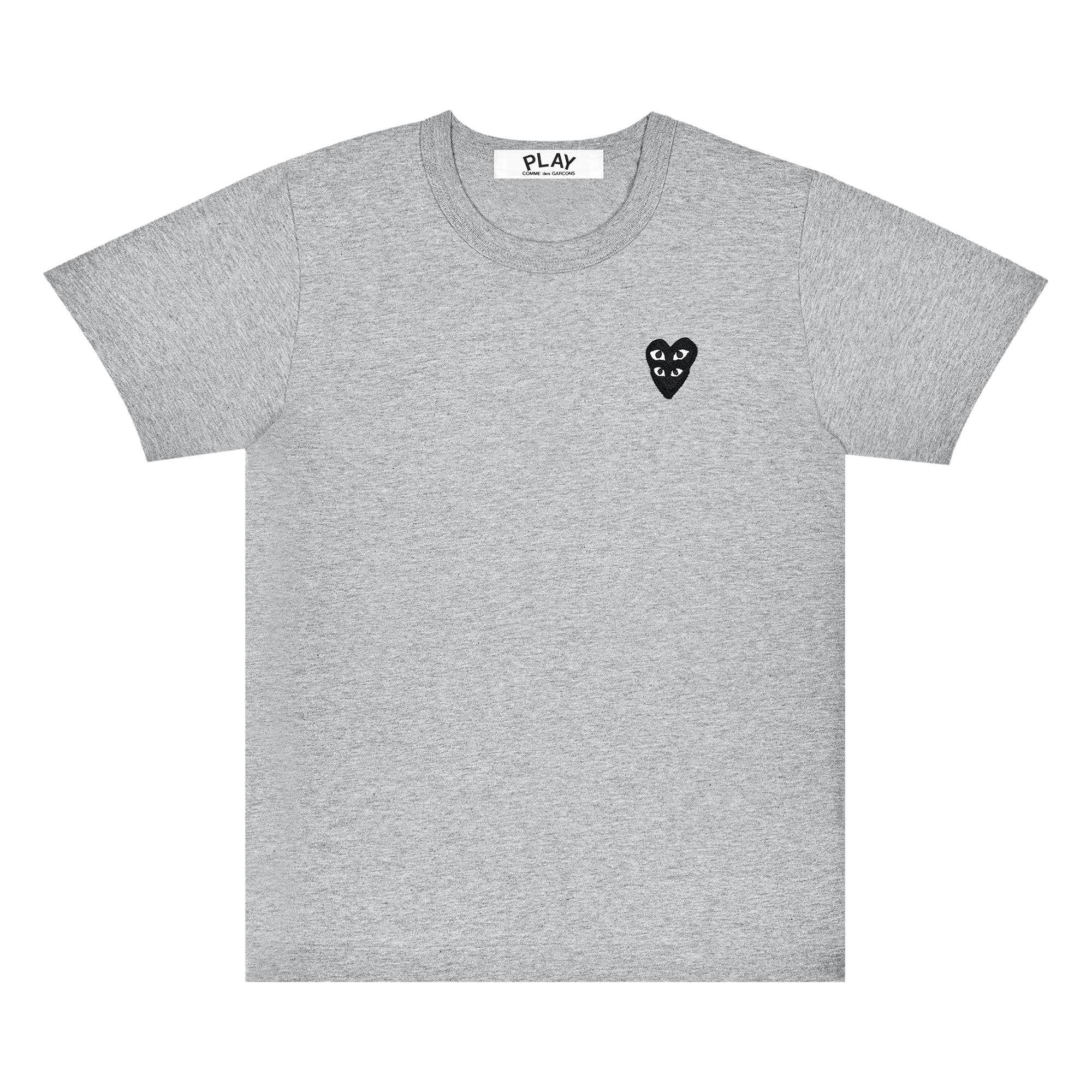Pre-owned Comme Des Garçons Play Layered Heart T-shirt 'grey'