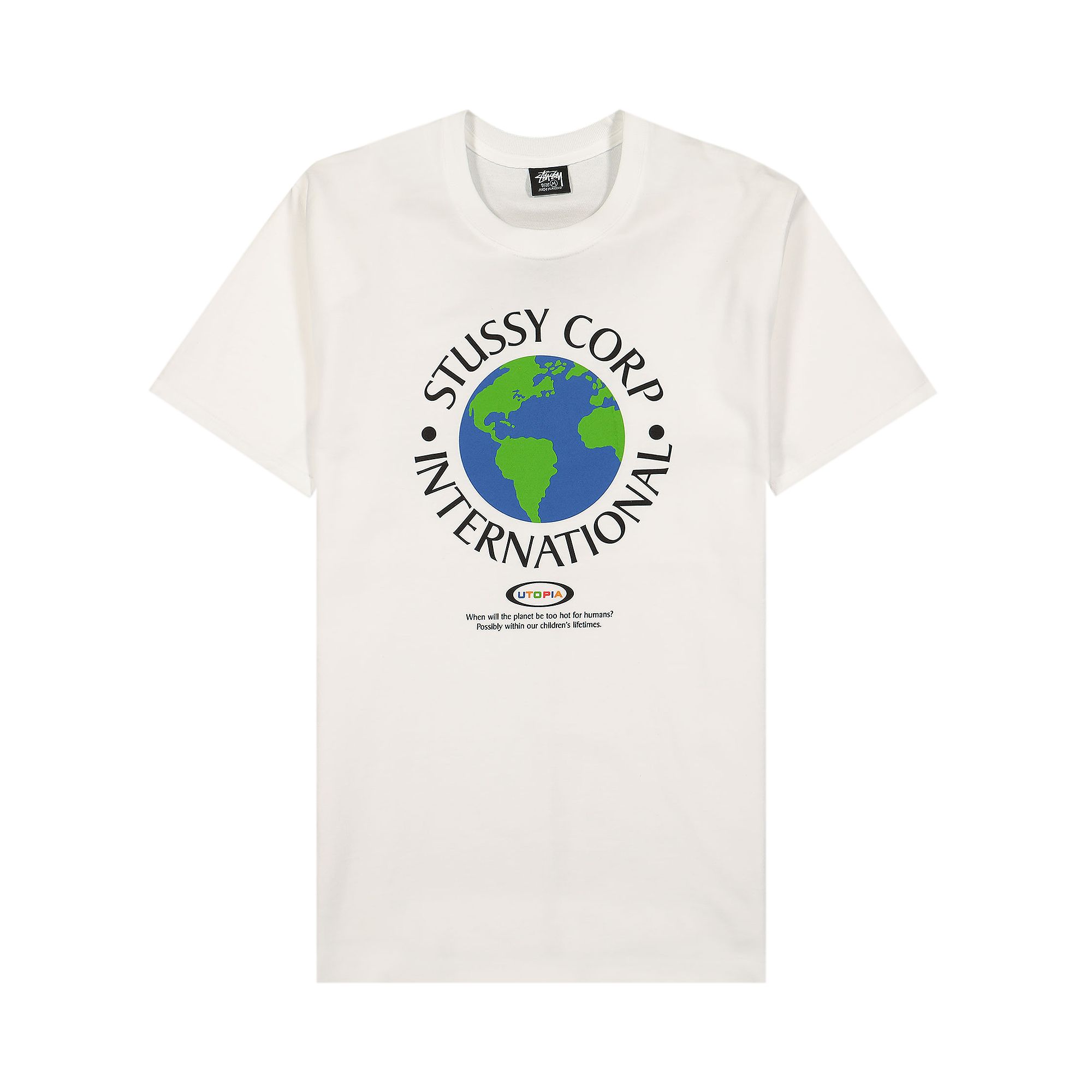 Stussy Utopia Tee 'White' | Men's Size M