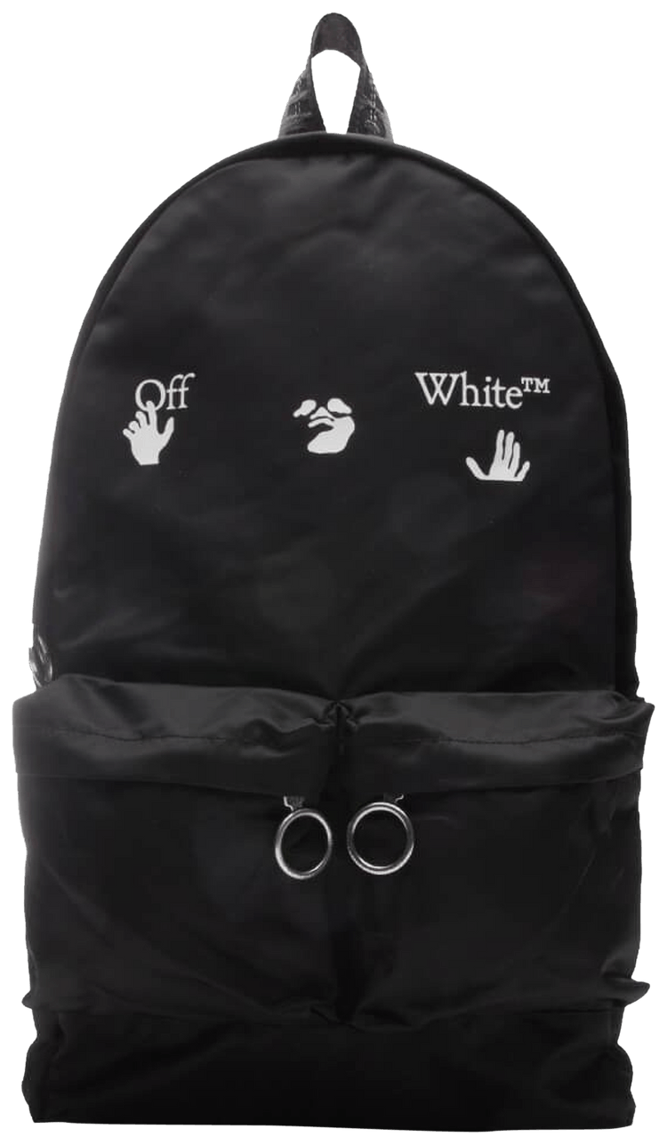 Off-White ブラックバックパック Off White Backpack Black Mens Off-White