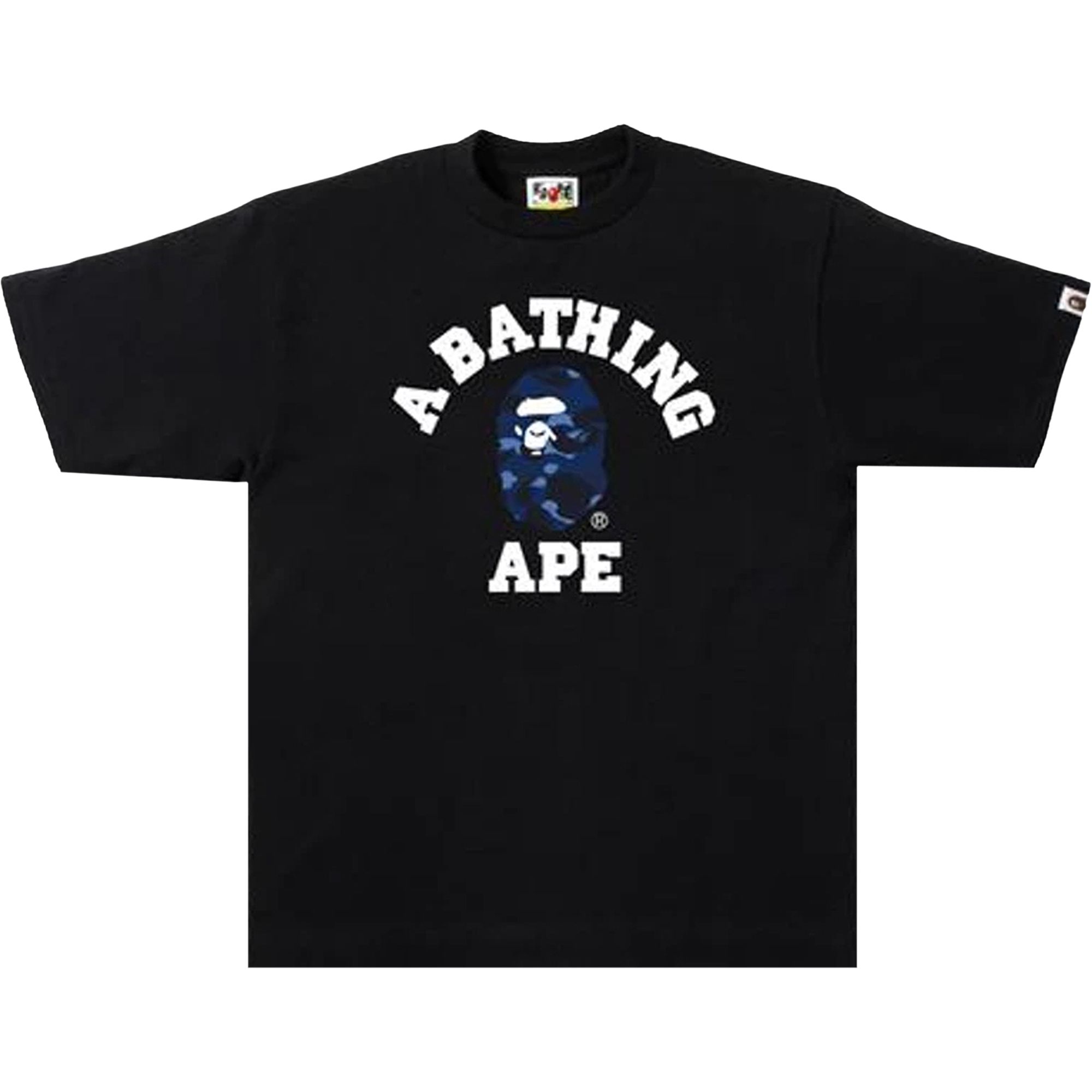BAPE Color Camo College Tee 'Black/Navy' | Men's Size XL