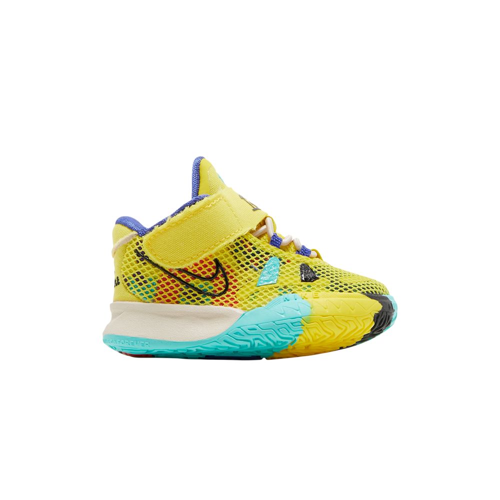 Pre-owned Nike Kyrie 7 Td '1 World 1 People' | Yellow | Infant Size 7