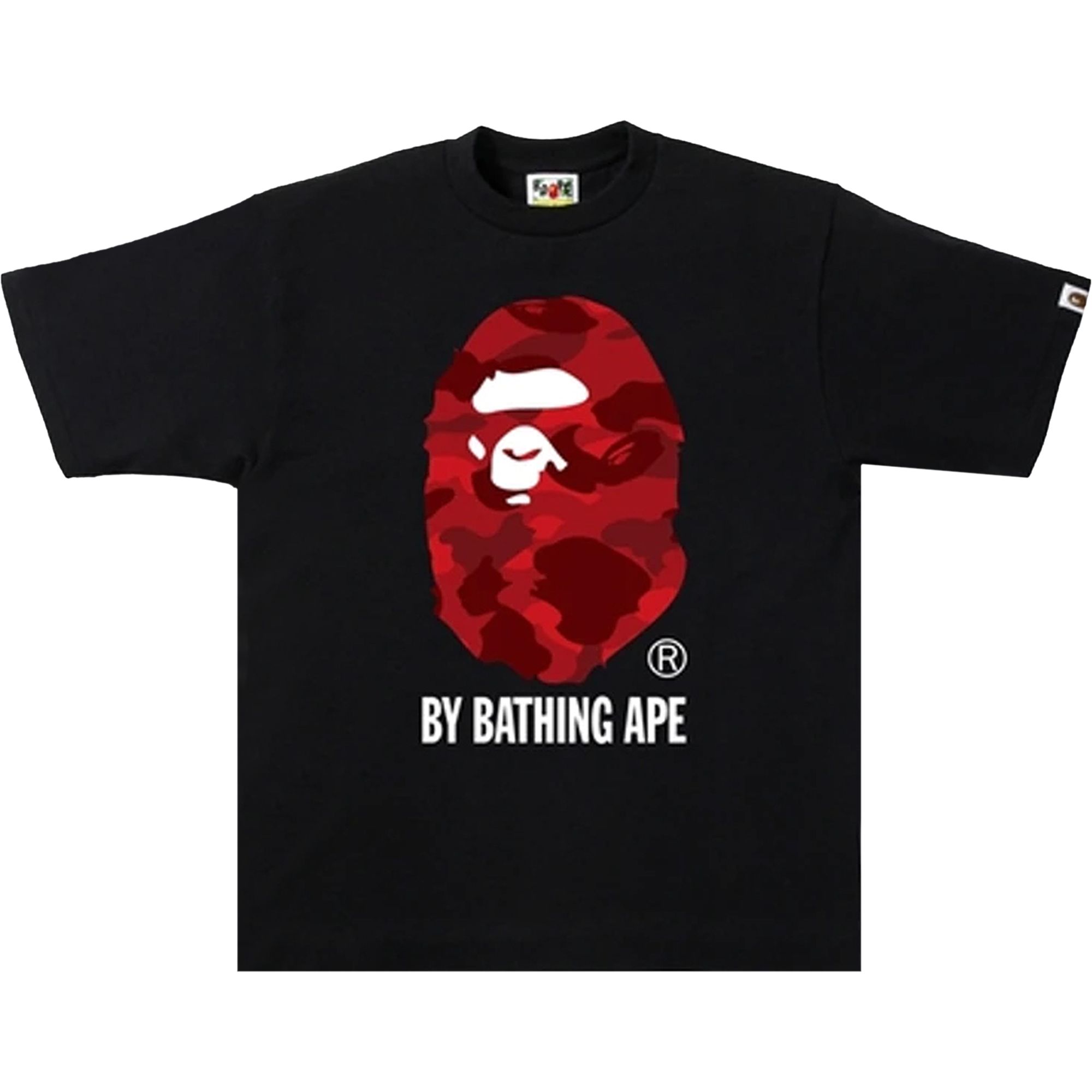 BAPE Color Camo By Bathing Ape Tee 'Black/Red' | Men's Size L