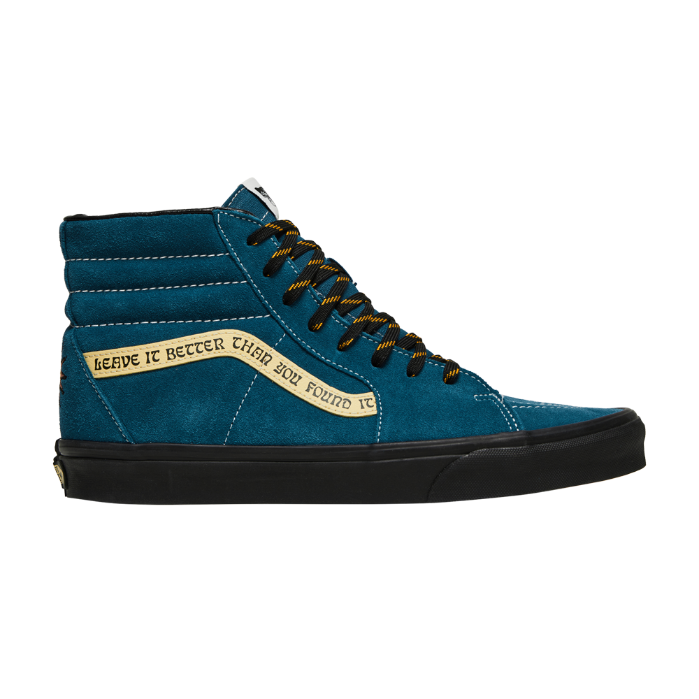 Pre-owned Vans Parks Project X Sk8-hi 'leave It Better Than You Found It' In Blue