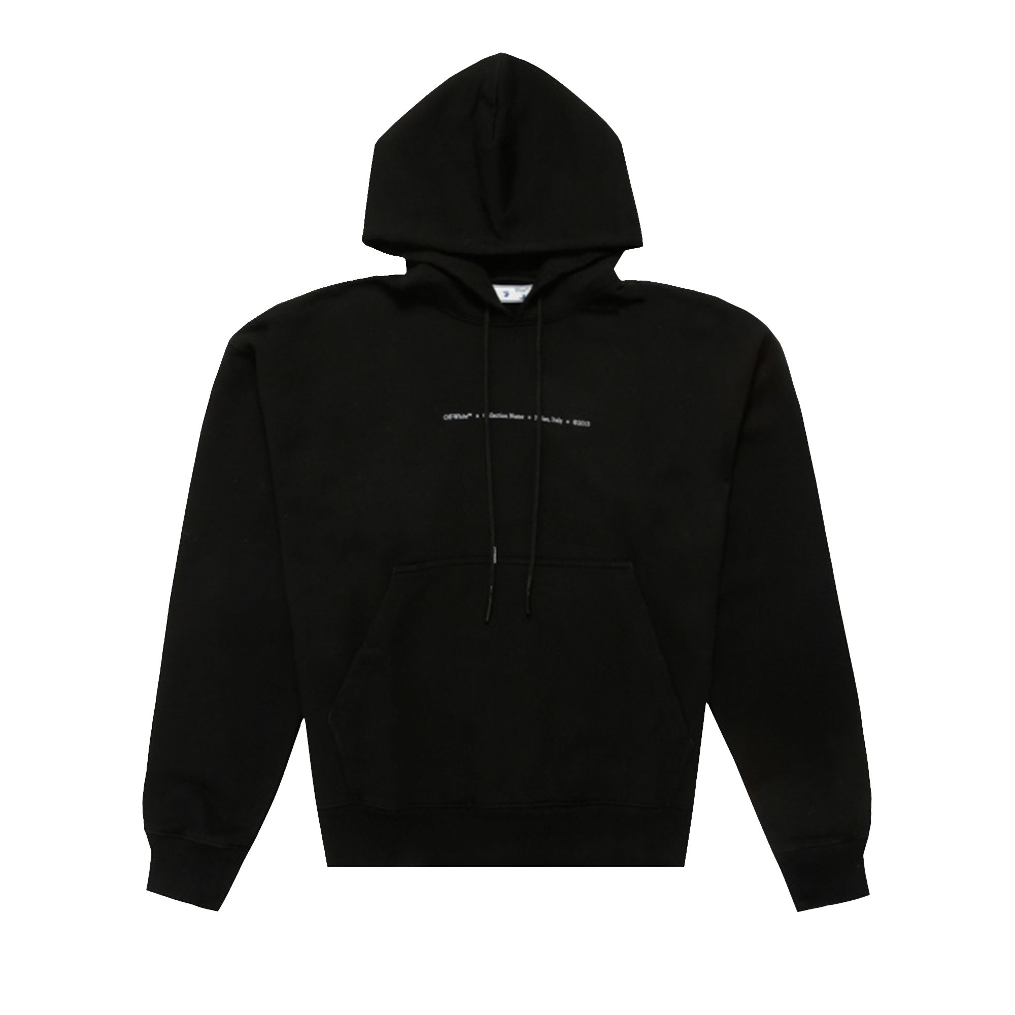 Off-White Marker Skate Hoodie 'Black/Multicolor' | Men's Size L