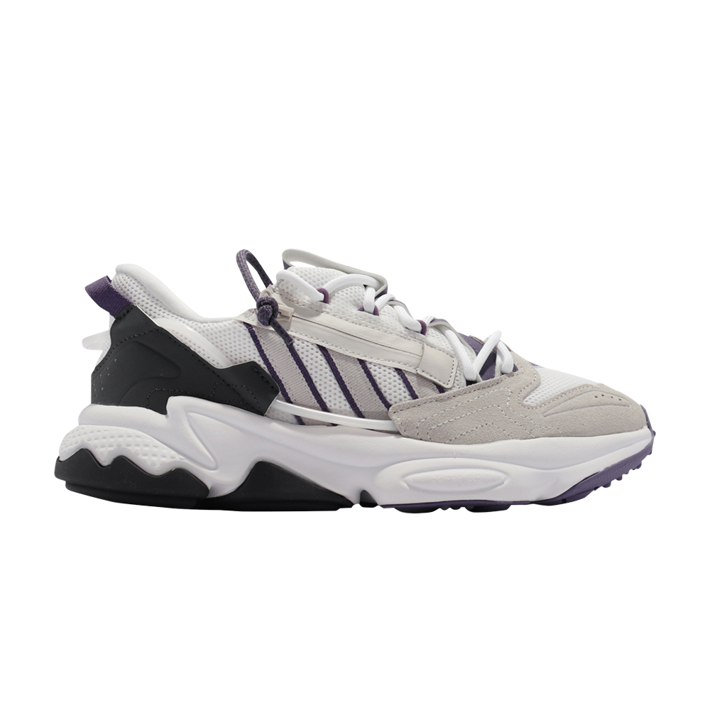 Pre-owned Adidas Originals Wmns Ozweego Zip 'white Tech Purple'