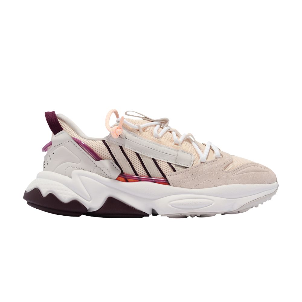 ADIDAS ORIGINALS WMNS OZWEEGO ZIP 'ECRU TINT MAROON'