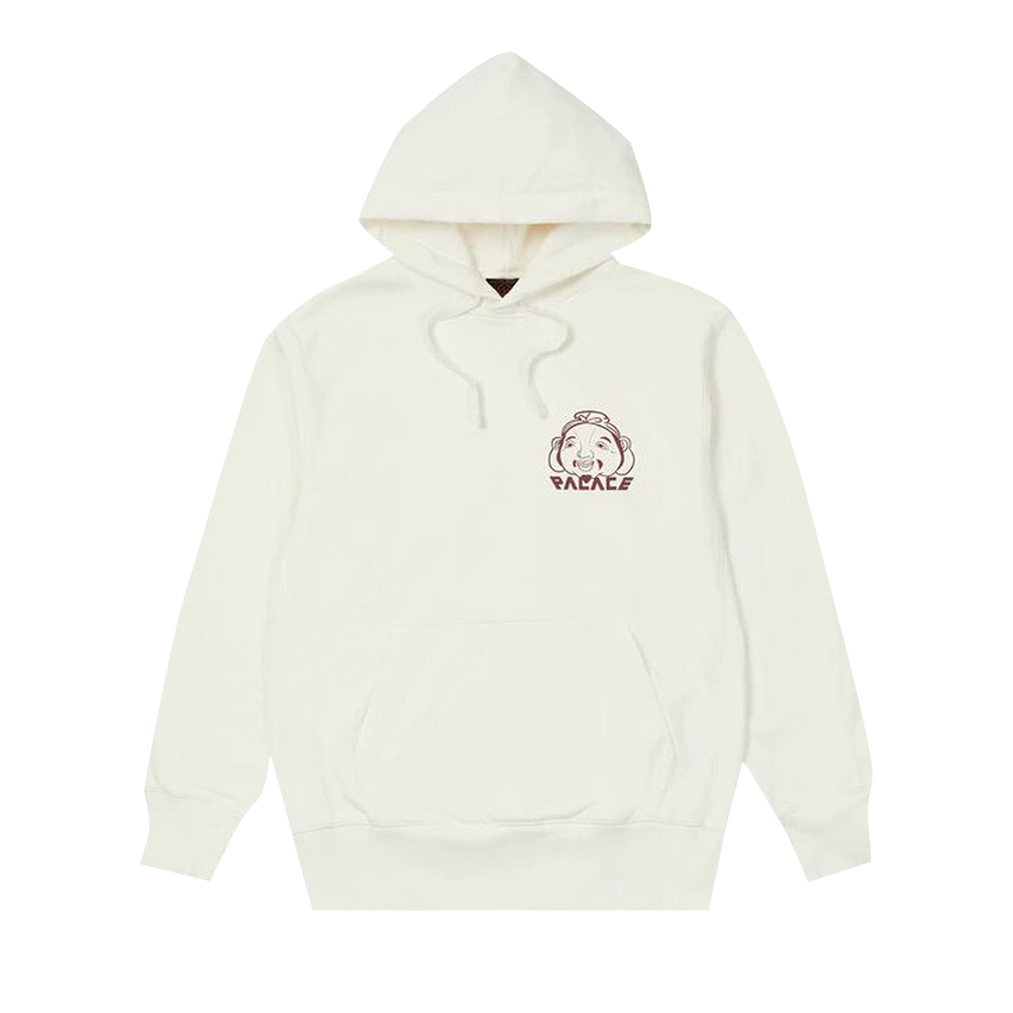 Palace x Evisu Tri-Godhead Hood 'Egret' | White | Men's Size L