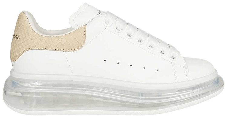 Buy Alexander McQueen Wmns Oversized Sneaker 'White Copper Buy Alexander McQueen Wmns Oversized Sneaker 'White Copper