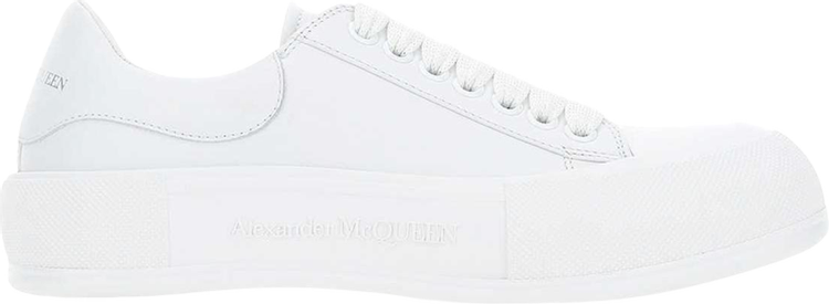 Alexander McQueen Deck Lace Plimsoll 'Optic White'