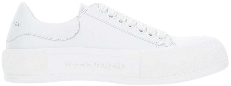 Alexander McQueen Deck Lace Plimsoll Optic White