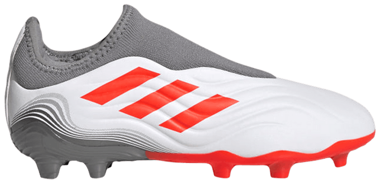 Adidas Copa Sense3 Laceless FG J White Solar Red