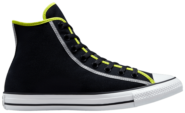 Converse Chuck Taylor All Star High Black Lime Twist