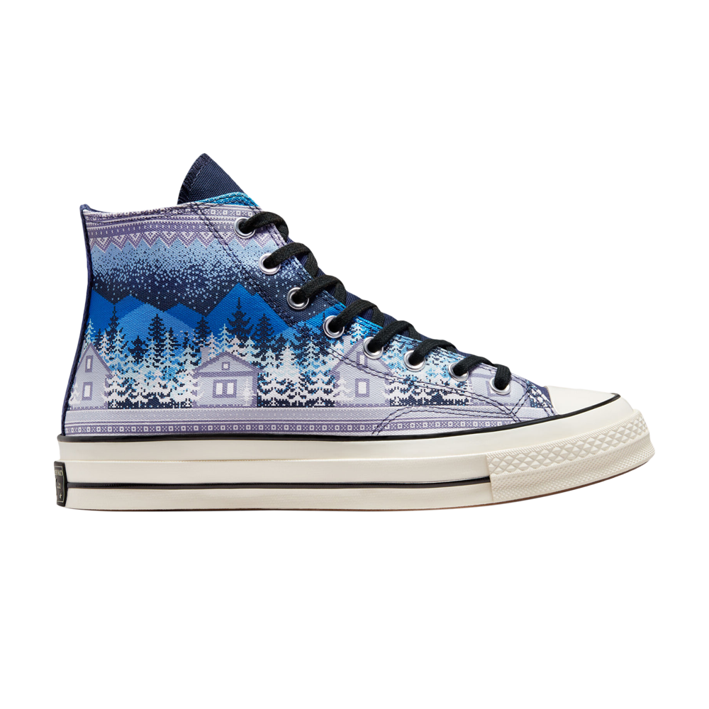 Pre-owned Converse Chuck 70 High 'holiday Sweater - Midnight Navy' In Blue