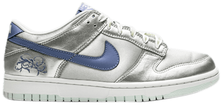 Nike Dunk Low GS Metallic Silver Floral