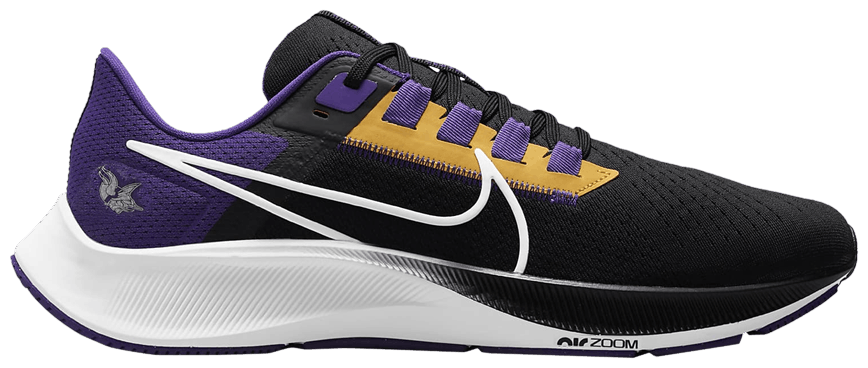 nike air zoom pegasus 36 in vikings purple and gold