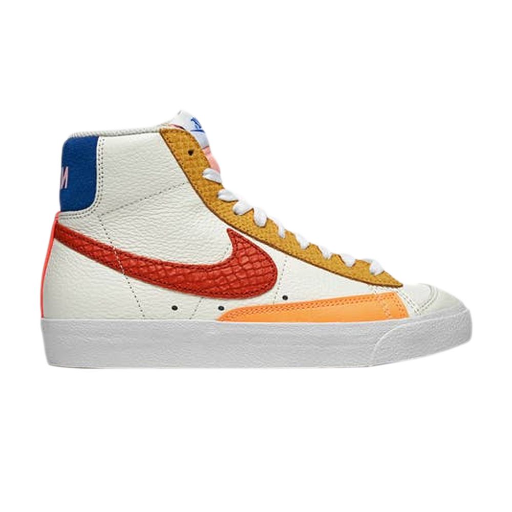 Click to view more detailed imagery on our partner's website Pre-owned Nike Wmns Blazer Mid '77 'campfire Orange' In White
