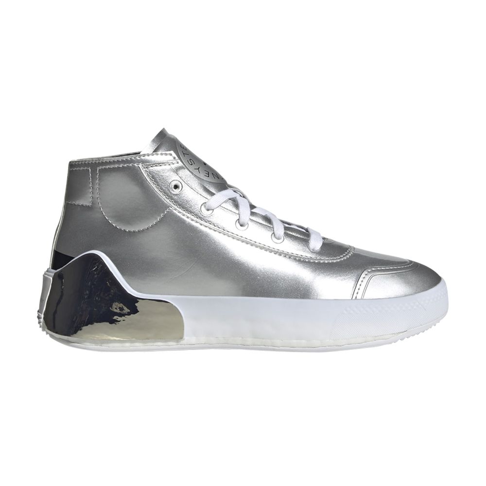 Pre-owned Adidas Originals Stella Mccartney X Wmns Treino Mid 'silver Metallic'