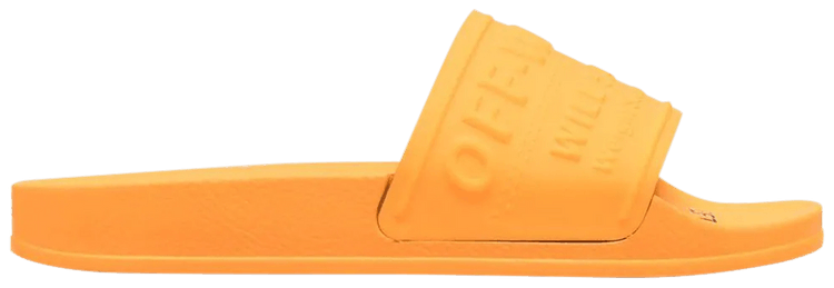 Off White Wmns Pool Sliders Orange