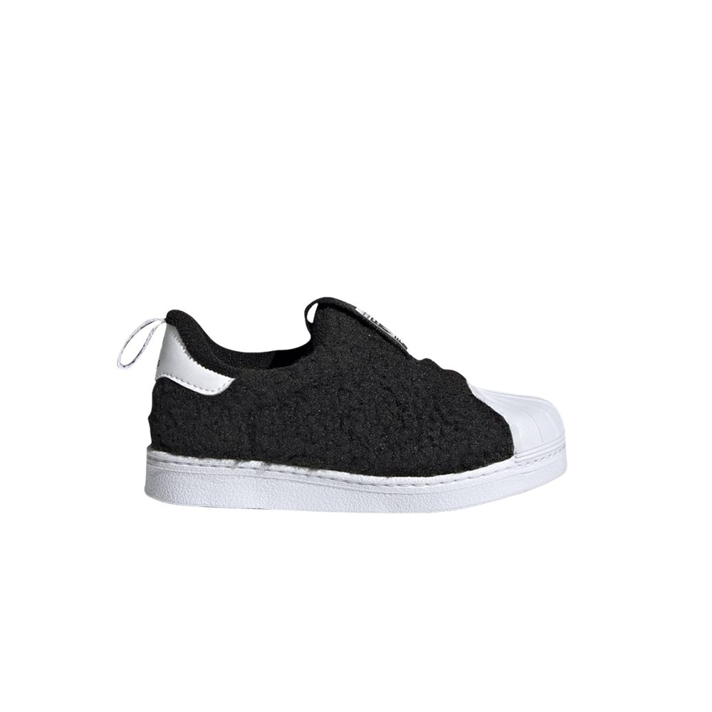 adidas Superstar 360 I 'Black Teddy Bear Fur' | Infant Size 6