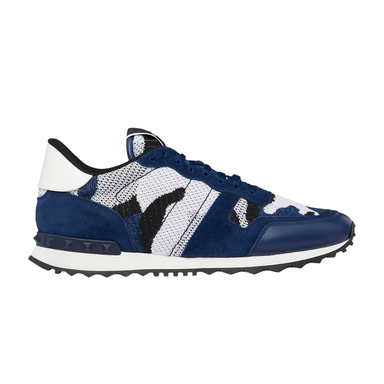 Blue camo valentino trainers clearance