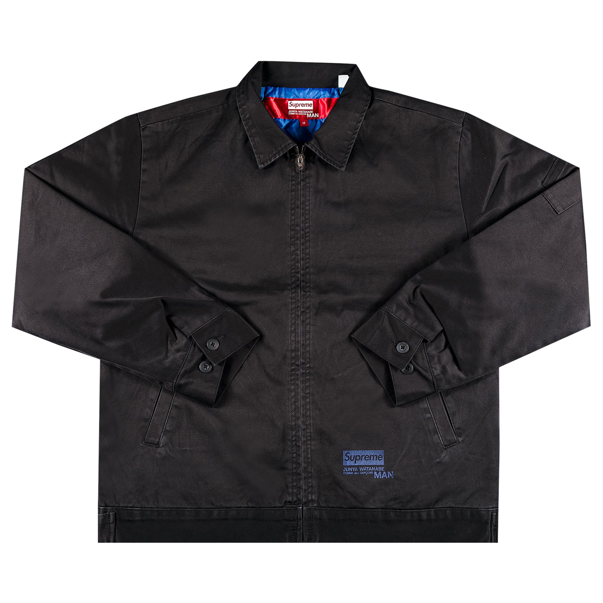 Supreme x Junya Watanabe x Comme des Garçons MAN Printed Work Jacket 'Black' | Men's Size S