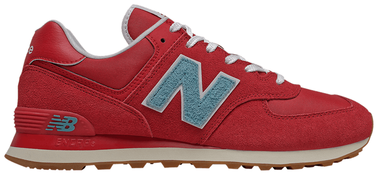 New Balance 574 Red Gum
