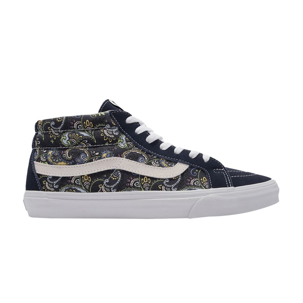 Vans Sk8-Mid Reissue 'Paisley - Dress Blues' | Men's Size 4.5