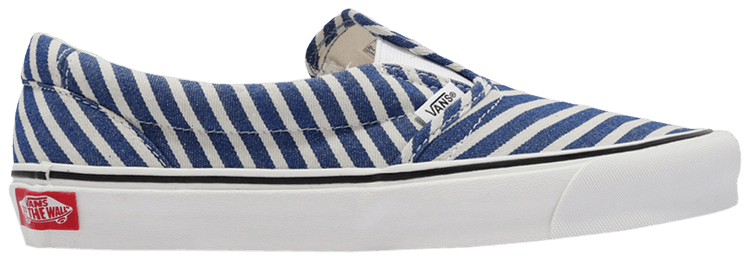 Vans Classic Slip On Twist Stripes   Navy