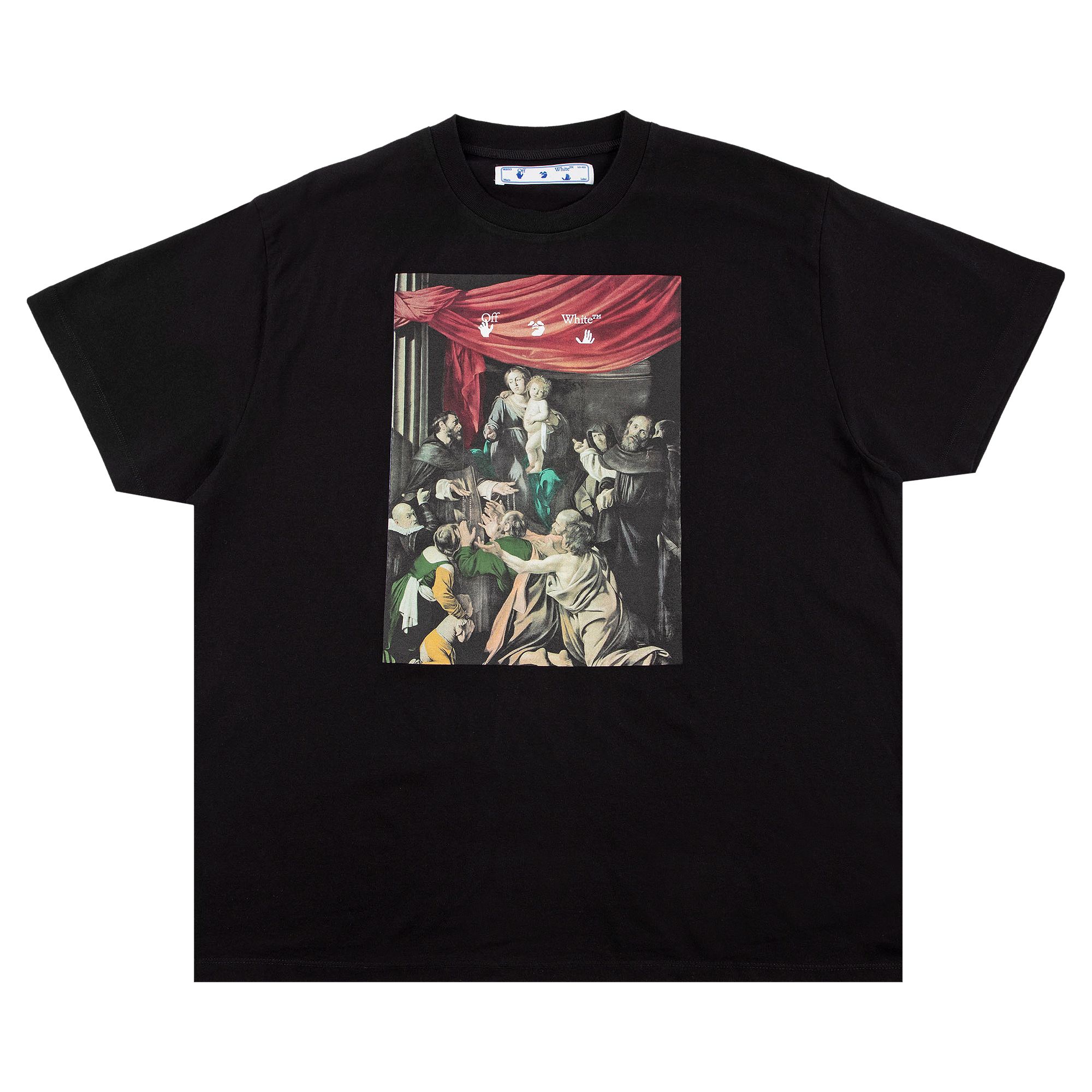 Off-White Caravaggio Painting Arrows Short-Sleeve T-Shirt 'Black' | Men's Size XS