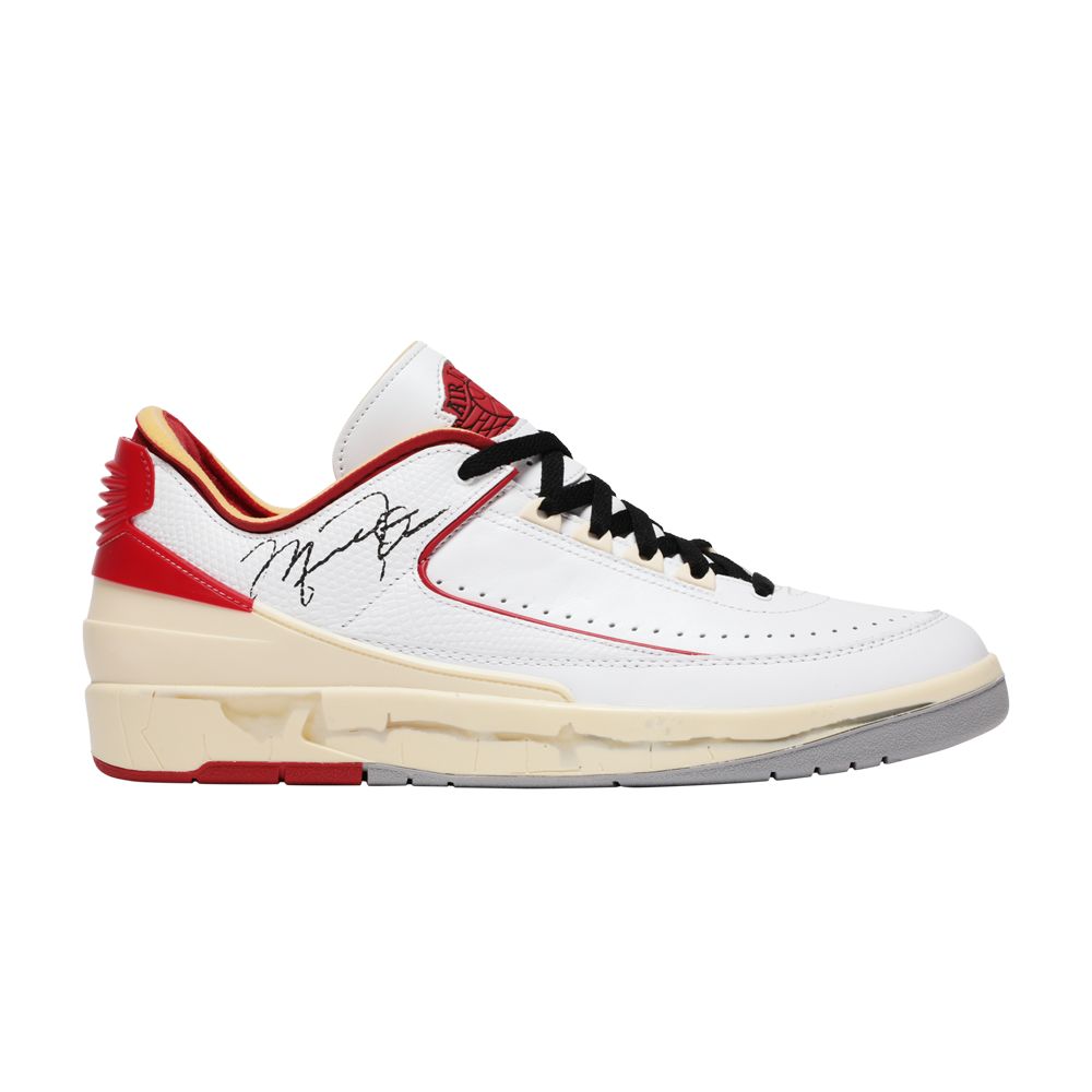 Off-White x Air Jordan 2 Retro Low SP 'White Varsity Red' | Men's Size 14