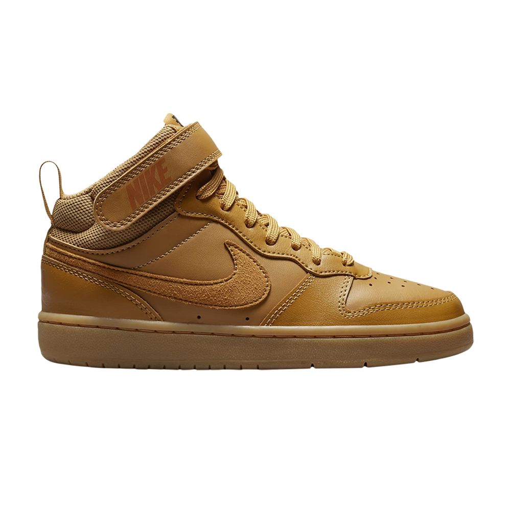 Nike Court Borough Mid 2 GS 'Wheat' | Brown | Men's Size 5