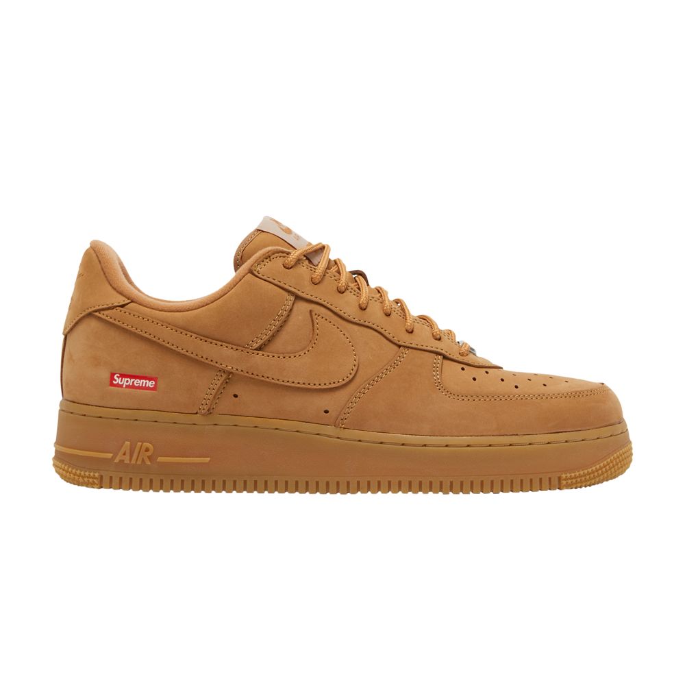 Nike Supreme x Air Force 1 Low SP 'Box Logo - Wheat' | Tan | Men's Size 9