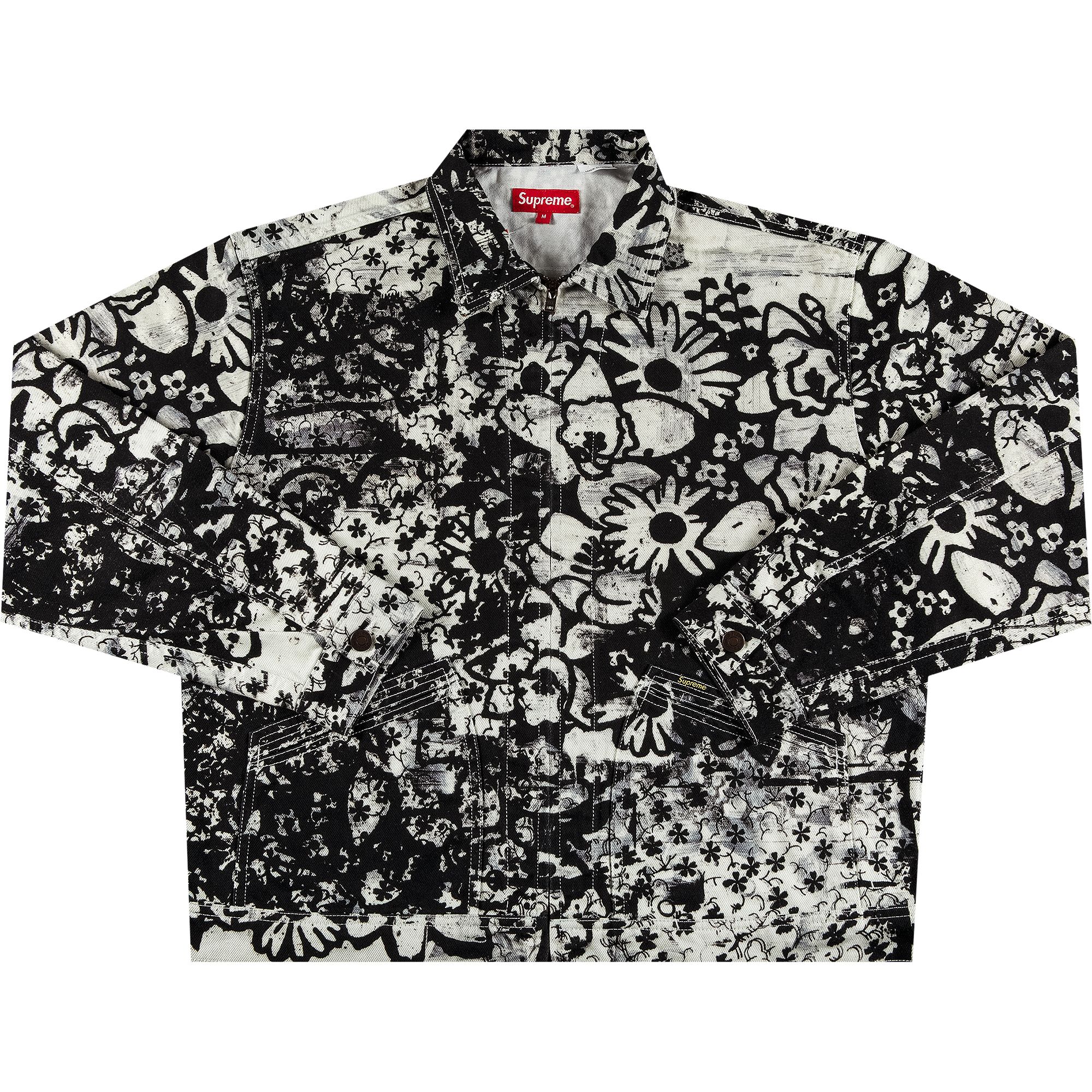 Supreme x Christopher Wool Denim Work Jacket 'Black' | Men's Size S