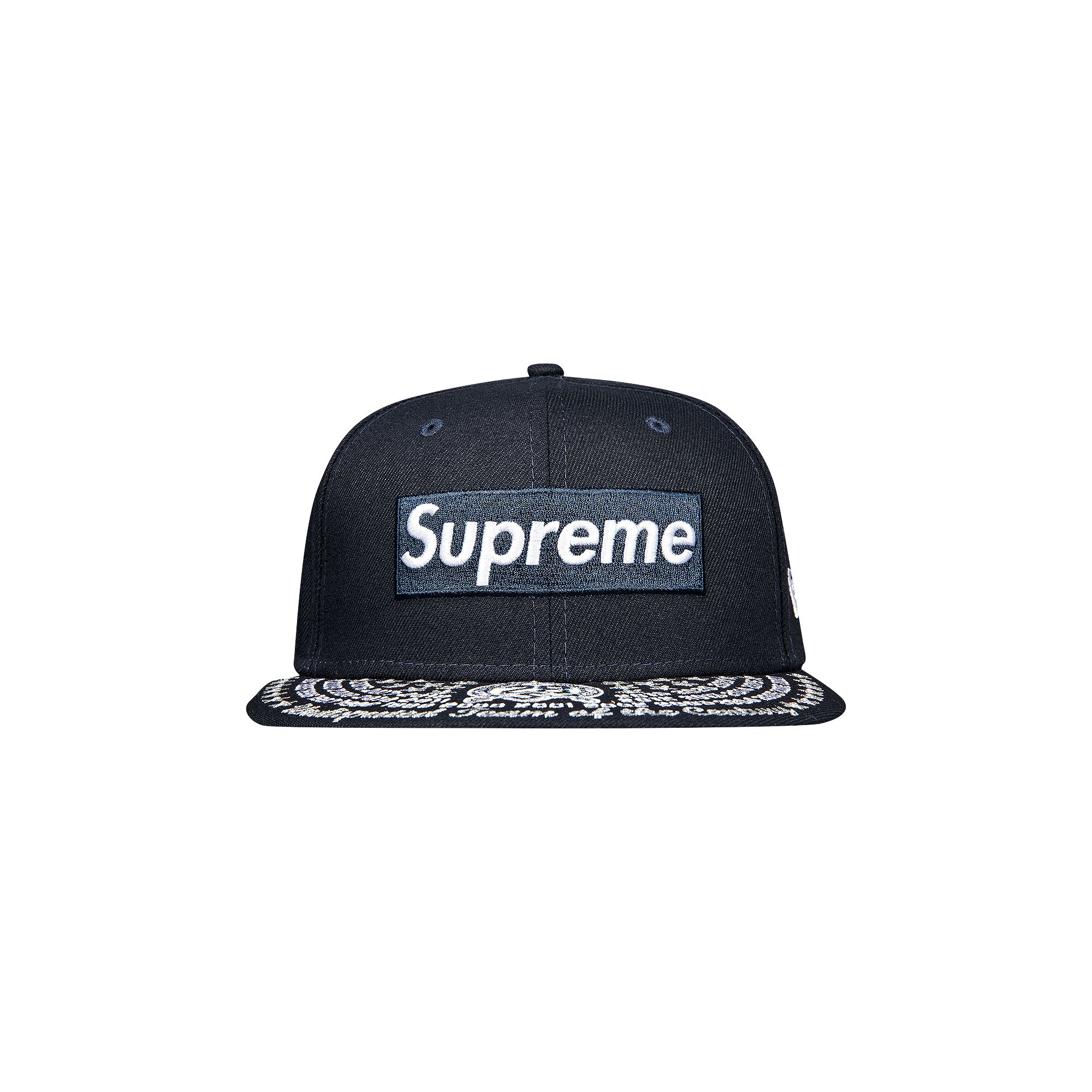 Supreme Undisputed Box Logo New Era 'Navy' | Blue | Men's Size 7.75