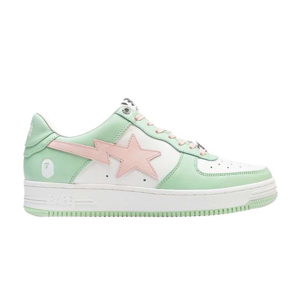 Pre-owned Bape Sta Low 'pastel-rich Pack - Mint Green'