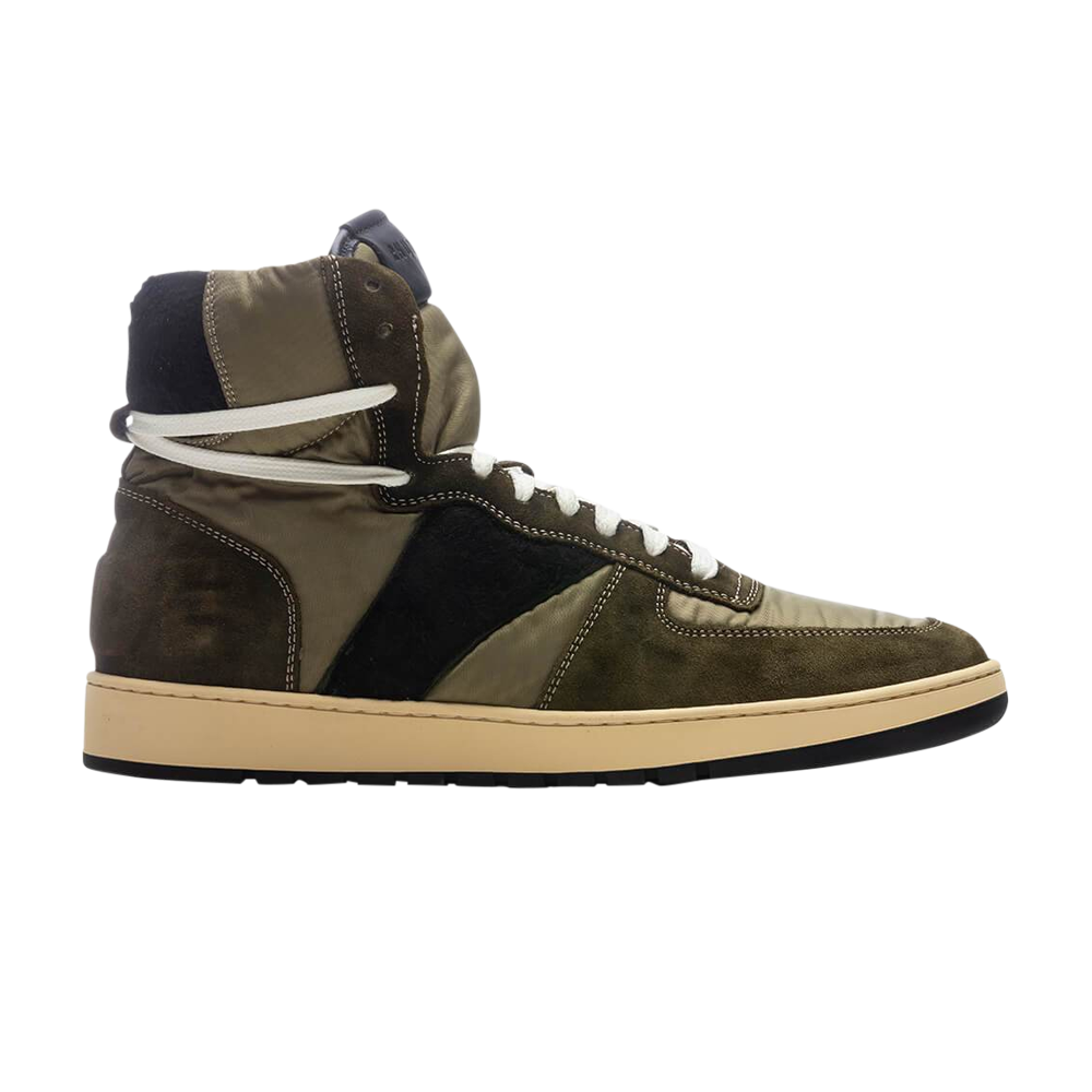 Pre-owned Rhude Rhecess High 'olive' In Green