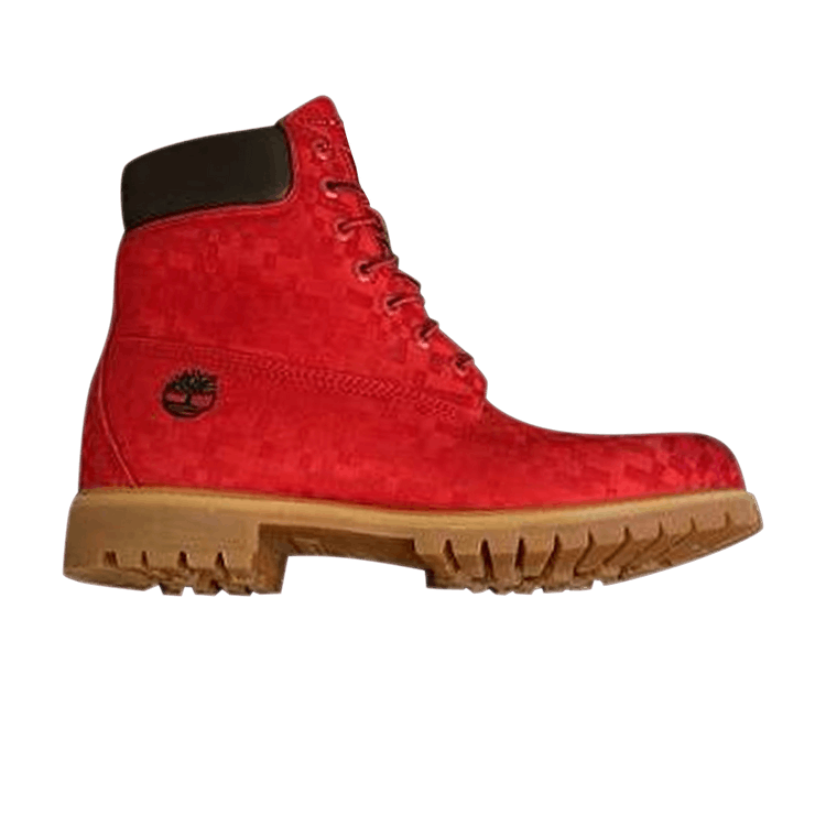 Red digital camo timberlands 2025