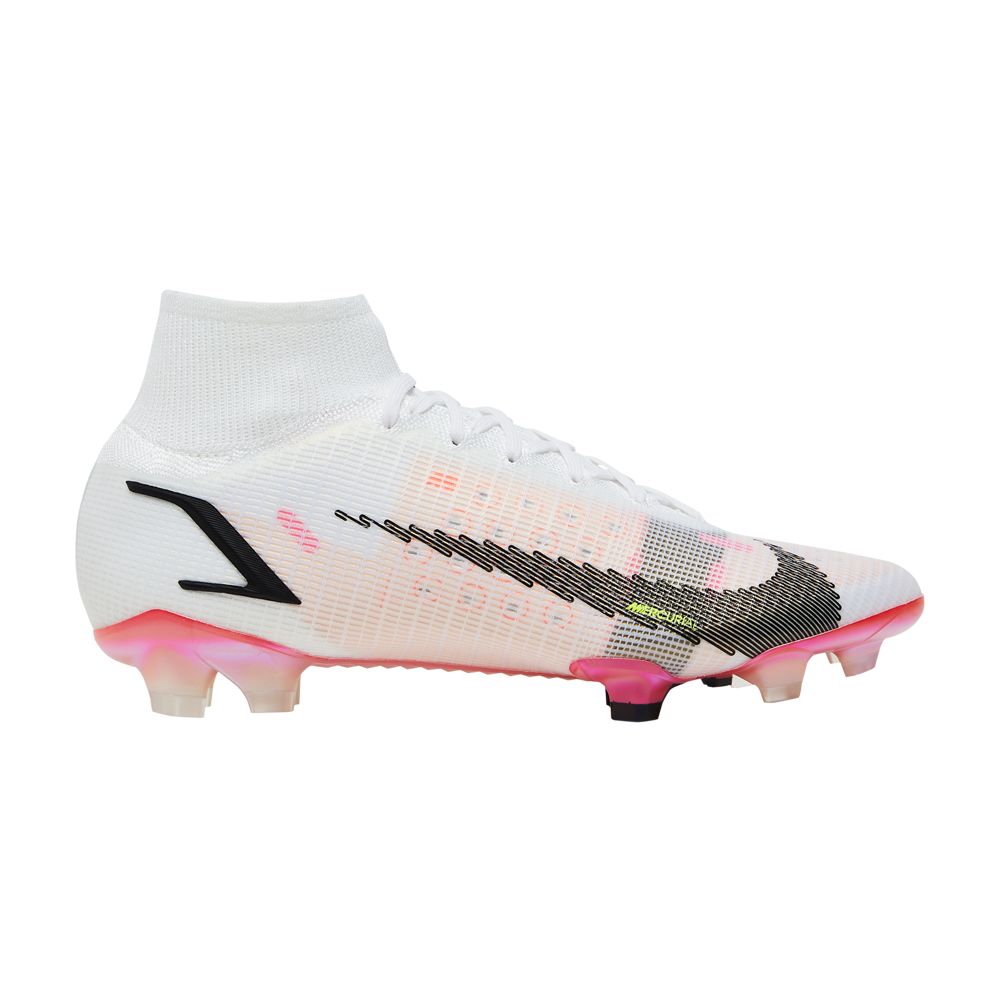Nike Mercurial Superfly 8 Elite FG 'Rawdacious' | White | Men's Size 10.5