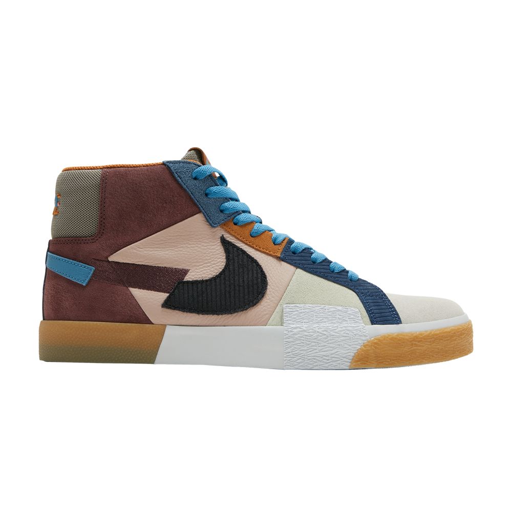 Nike Zoom Blazer Mid Premium SB 'Mosaic Pack - Dark Wine' | Multi-Color | Men's Size 8