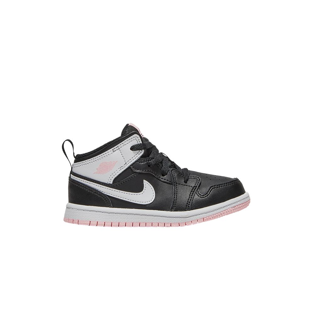 Pre-owned Air Jordan 1 Mid Td 'black Arctic Punch' | Infant Size 5
