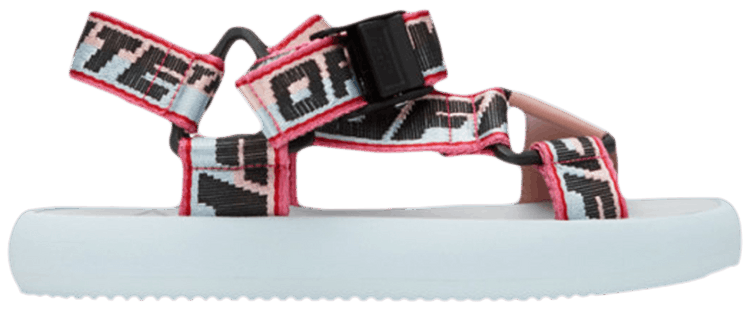 Off White Wmns Trek Logo Strap Sandal Dusky Blue Pink