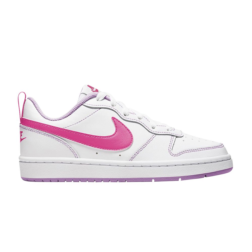 Pre-owned Nike Court Borough Low 2 Gs 'white Hyper Pink' | Kid's Size 5