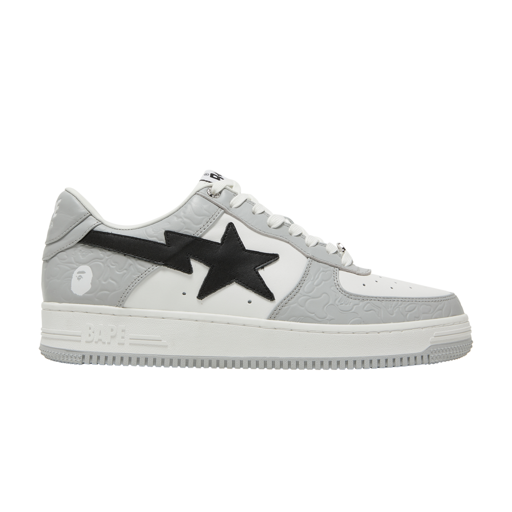 Pre-owned Bape Sta Low M2 'white Grey'