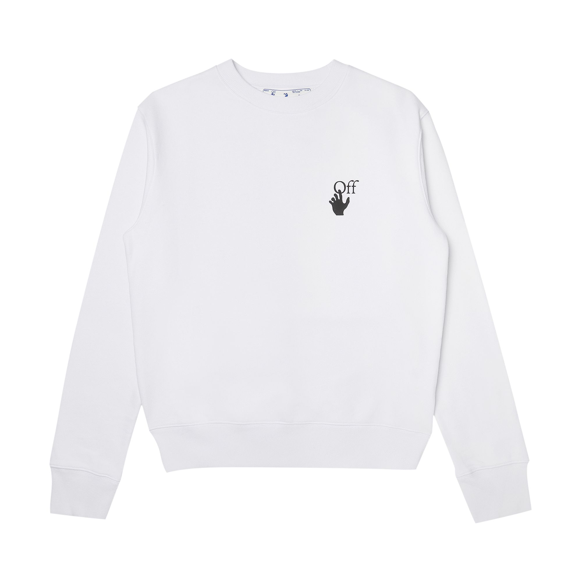 Off-White Caravaggio Lute Slim Crewneck 'White' | Men's Size S