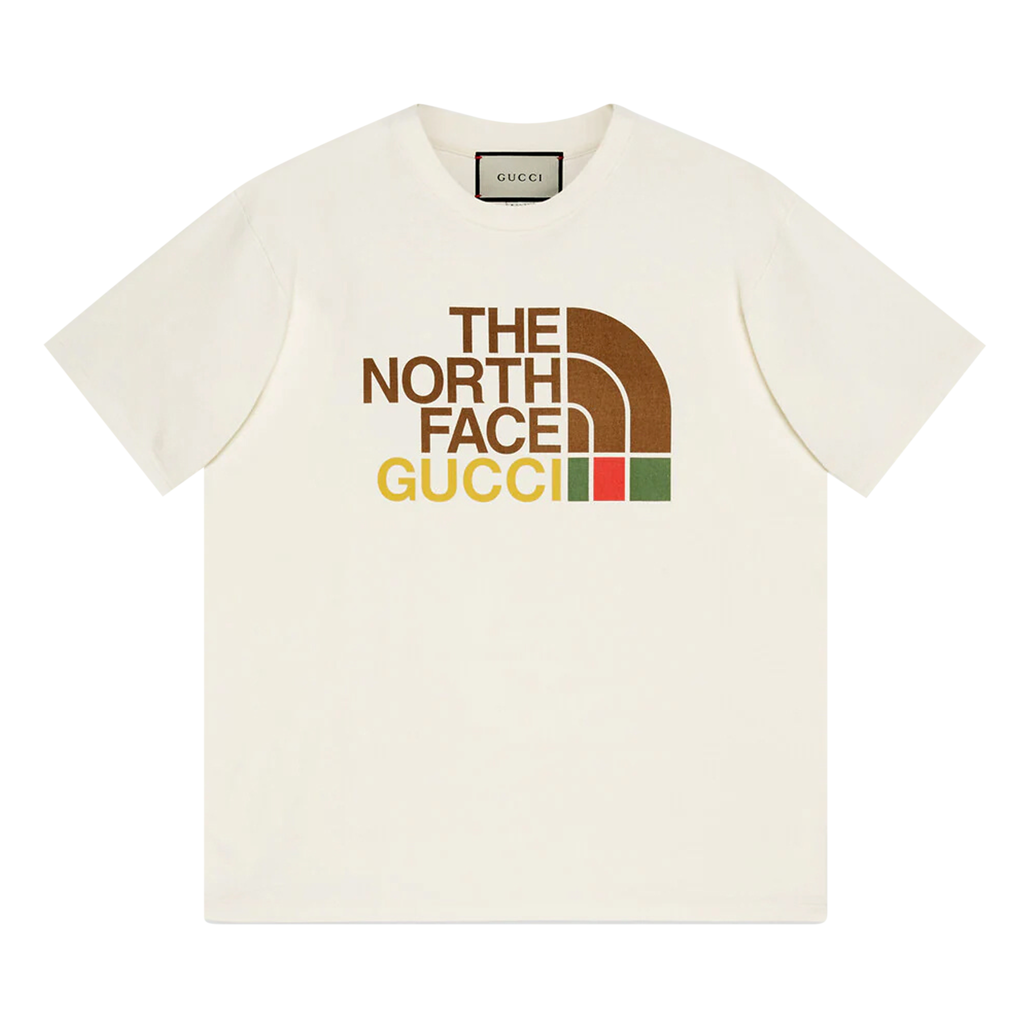 Pre-owned The North Face X Gucci Oversize T-shirt 'ivory' In White