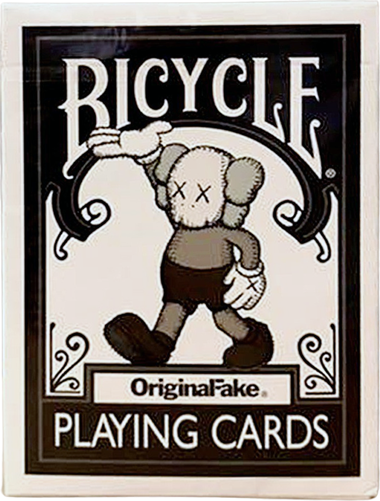 KAWS Original Fake Playing Cards 'Black'