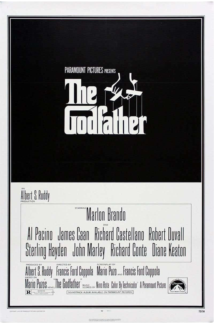 Pre-Owned The Godfather Poster Signed by Francis Ford Coppola