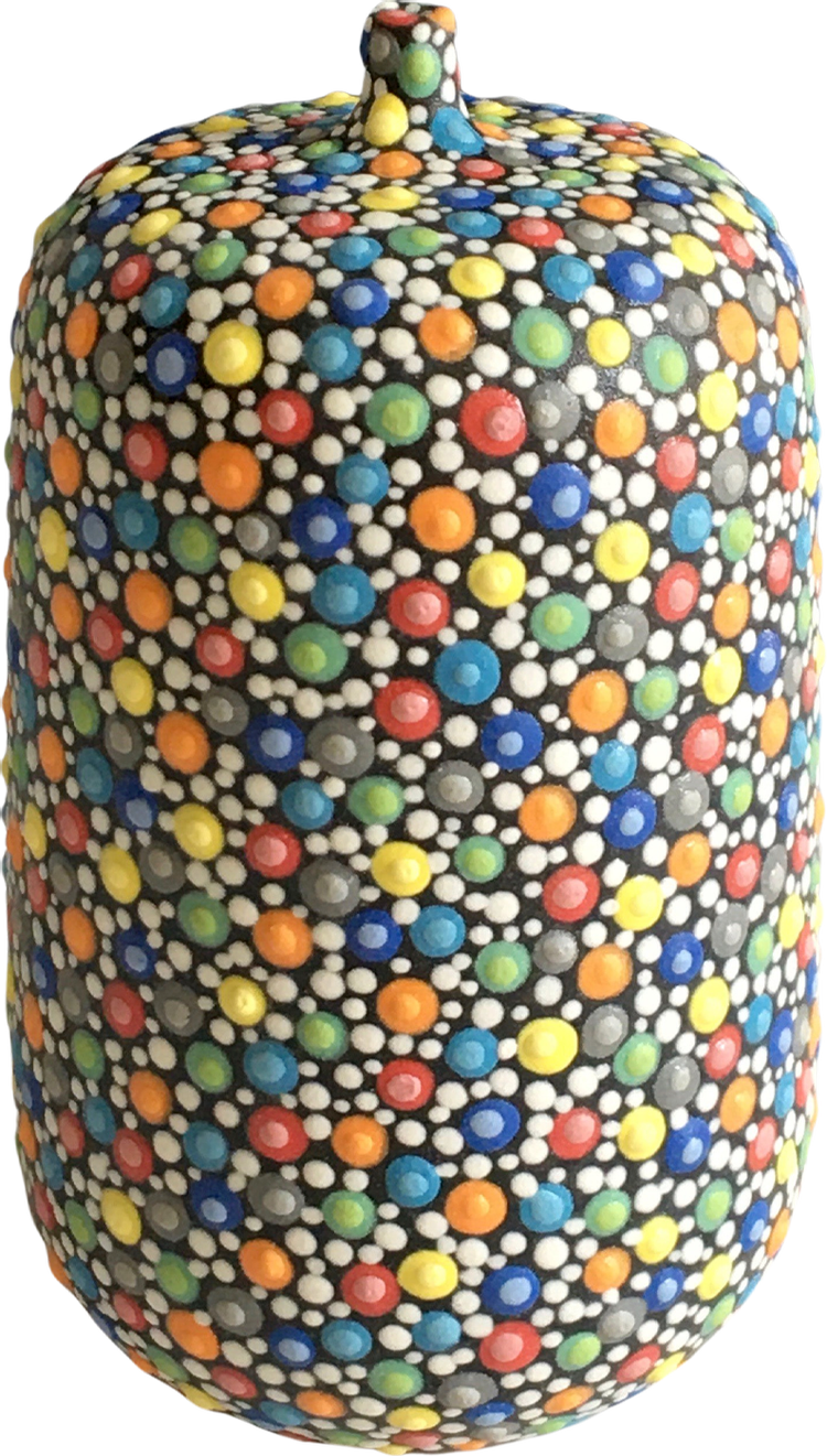 3369 Dots Vase by Robert Hessler