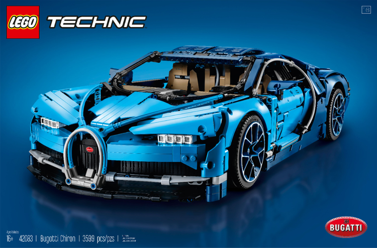 LEGO Technic Bugatti Chiron Set 'Multicolor'